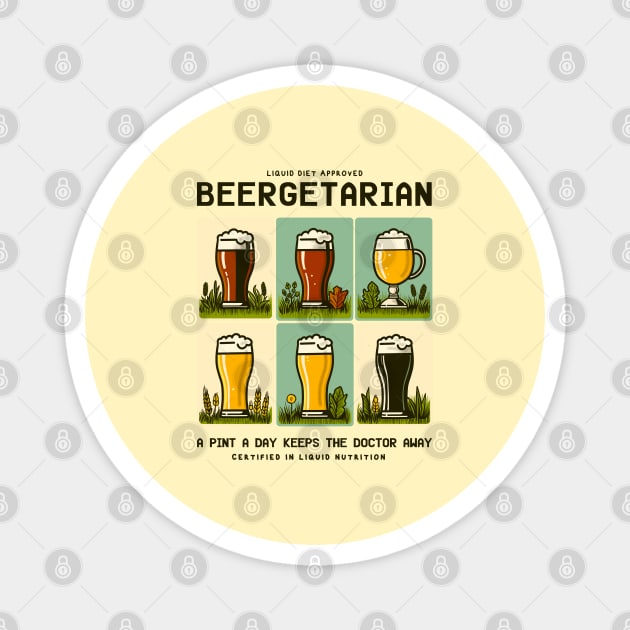 BEERGETARIAN Magnet by Fabrik